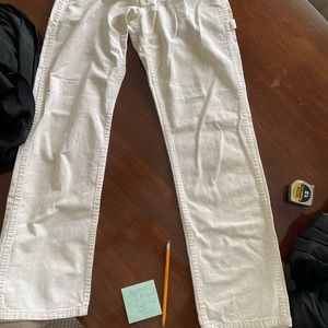 Big smith women’s painter pants white vintage